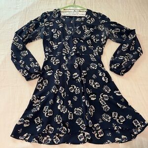 RARE Discontinued Realisation Par Kate Pansy Longsleeve Mini Dress Large 🌺